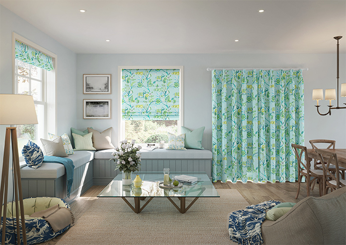 Gujarat, Cyan - Made to Measure Curtain - Image 8